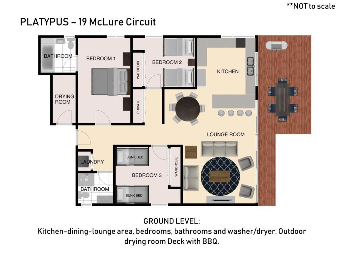 Вилла Platypus 19 Mclure Circuit Джиндабайн Экстерьер фото